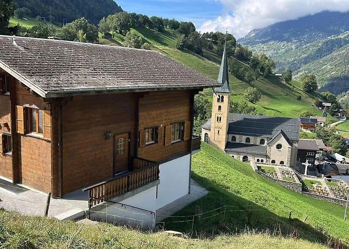 Swiss Mallum - Ground Floor 別荘 Grengiols